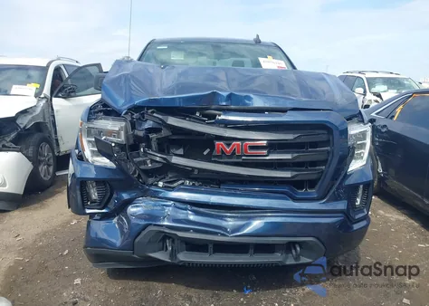 2021 GMC Sierra 1500 4Wd Double Cab Standard Box Elevation from USA, damaged, VIN 1GTR9CEK7MZ166607